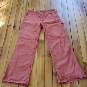 Jcrew salmon colored corduroy pants